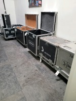 (6) Solotech Rolling Mobile Storage Cases