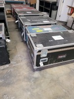 (6) Solotech Rolling Mobile Storage Cases