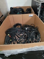 (2) Bins w/ Assorted Cables & Connectors
