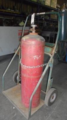 Portable Welding Tank Cart W/ Tank