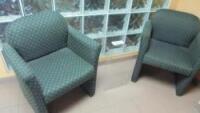 Lot Consisting of (2) Office Side Arm Chairs