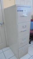 Hon (4) Drawer Vertical Filing Cabinet