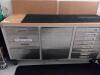 12 Drawer Workbench On Wheels w/Wood Top H 36in L 72in D 20in w/ Contents