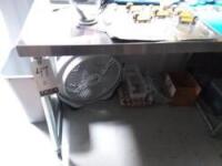 Stainless Steel Lab Table H 36in L 96in D 30in w/out Contents
