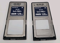 SONY 128GB PRO+ SXS CARDS