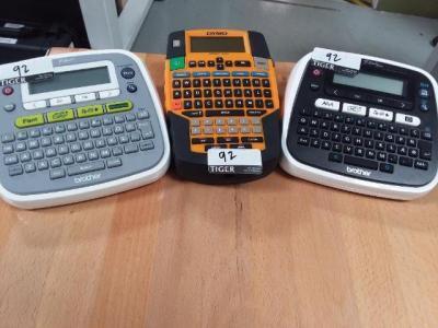 Lot of 3 Label Makers