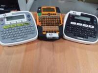 Lot of 3 Label Makers