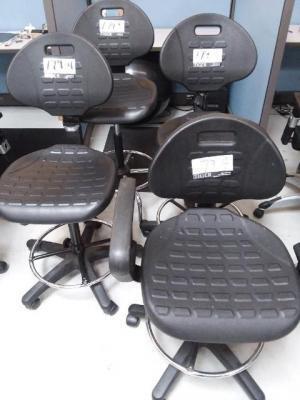 Lot of 4 Steno Style Office Chairs