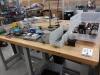 Lot of (3) Lab Tables Only w/ (1) Table Top Vise Only & (2) Steno Style Chairs - 2