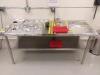 Lot of (3 )Stainless Steel Lab Tables Only 36in H x 72in L x 30in D