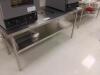Lot of (3 )Stainless Steel Lab Tables Only 36in H x 72in L x 30in D - 2