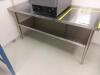 Lot of (3 )Stainless Steel Lab Tables Only 36in H x 72in L x 30in D - 3