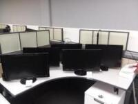 Lot of (5) Assorted 24in Computer Monitors