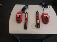 (2) Milwaukee Cordless Screwdrivers w/ Chargers