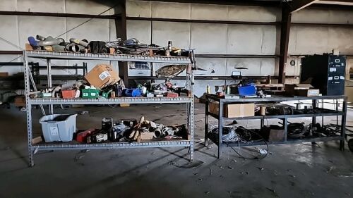 Industrial Shelving Unit & Work Bench