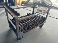 Rolling Cart w/ 2in Drilling Subs