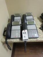 NEC UX5000 IP3NA-24TXH DLV(XD)Z-Y Black 24-Button Telephone Handsets