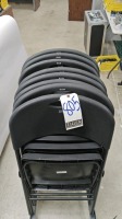 BLACK FOLDABLE CHAIRS