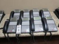 NEC UX5000 IP3NA-24TXH DLV(XD)Z-Y Black 24-Button Telephone Handsets