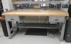 BUTCHER BLOCK TOP ADJUSTABLE HEIGHT WORKBENCH - 2