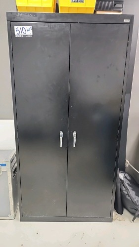 SANDUKSY STEEL CABINET W/CONTENTS