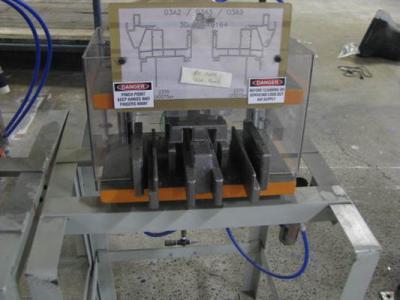 Pneumatic Punch Mounted on Stand