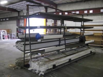 Double Sided A Frame Material Rack