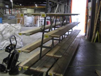 Double Sided A Frame Material Rack