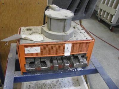 Pneumatic Punch Mounted on Stand