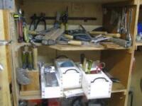 Lot Assorted Hand Tools in Bin
