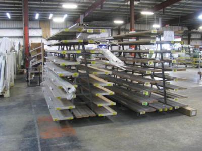 Double Sided A Frame Material Rack