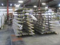 Double Sided A Frame Material Rack