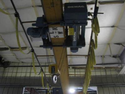 Demag Bridge Crane w/ 2 Ton Hoist