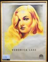 Veronica Lake Framed Vintage 1940's Paramount Movie Poster Printed in Paris
