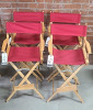Red Director's Chairs - Tall