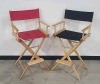 Black and Red Director's Chairs - Tall