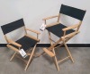 Tall and Short Director's Chairs