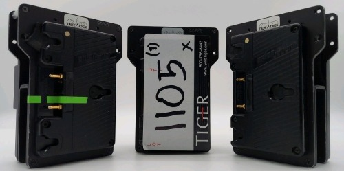 Teradek Dual AB Battery Plates - Bolt Sidekick