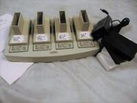 Telex BC-800NM4 Charger 4 Battery Packs
