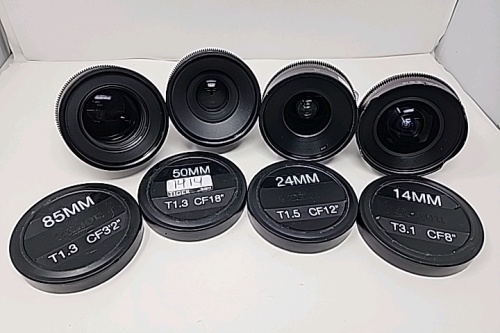 Canon CN-E L F Cine Prime T3.1 (4) Lens Set