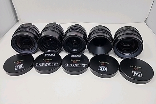 Illumina S35 MK II T1.3 (5) Prime Lens Set