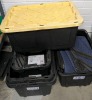 Assorted Coffins w/Moving Blankets - 2