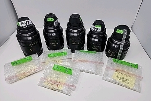 Cooke Mini S4/i Prime 5-Lens Set w/Optional Uncoated Front Elements