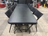 (2) 96" Tables & (12) Chairs