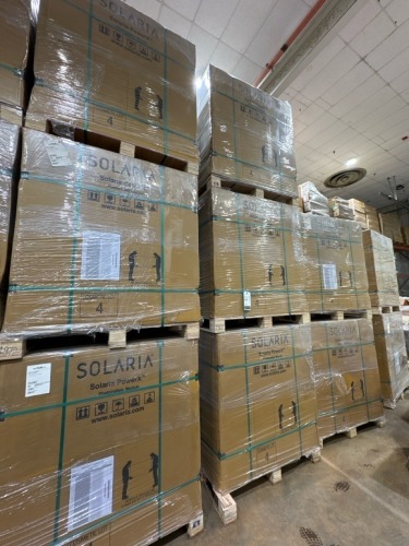 (248) New Solaria PowerX-400R Solar Panels