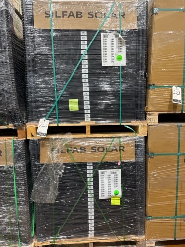 (52) New Silfab 380HC Solar Panels
