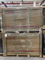 (2) Pallets New VSUN Solar Panels