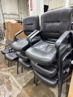 Black Reception Chairs