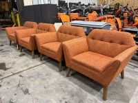 Orange Reception Chairs