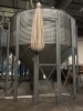 Hopper Bottom Silo w/ Motor, Vacuum & Level Indicator